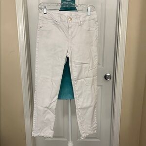 1822 Denim Women's Cream Ankle Jeans